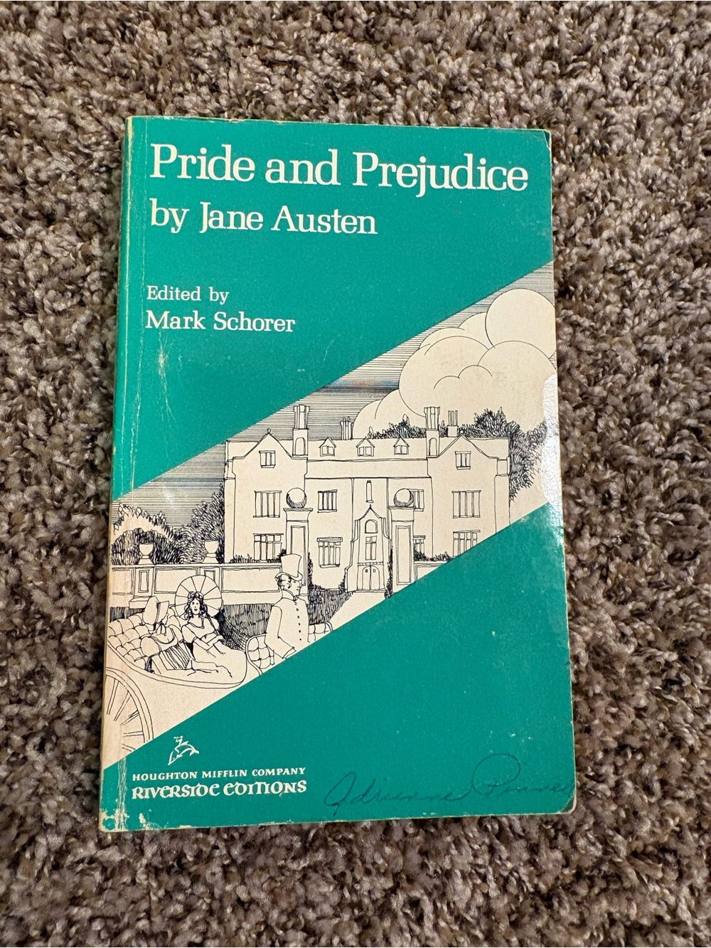Pride and Prejudice by Jane Austen Riverside Edition